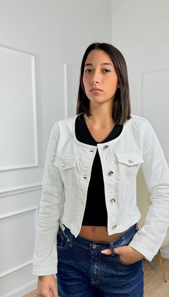 Giacca Liu Jo Denim Bianco