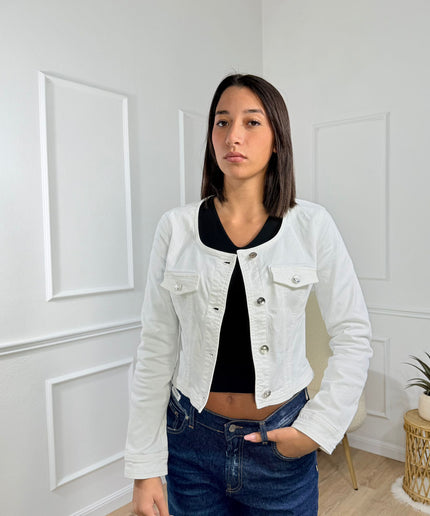 Giacca Liu Jo Denim Bianco