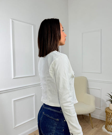 Giacca Liu Jo Denim Bianco