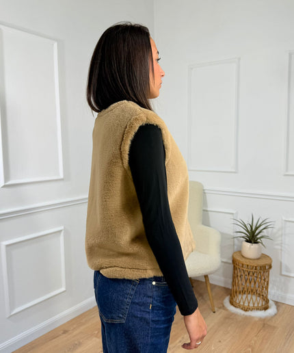 Pelliccia Merci Cammello