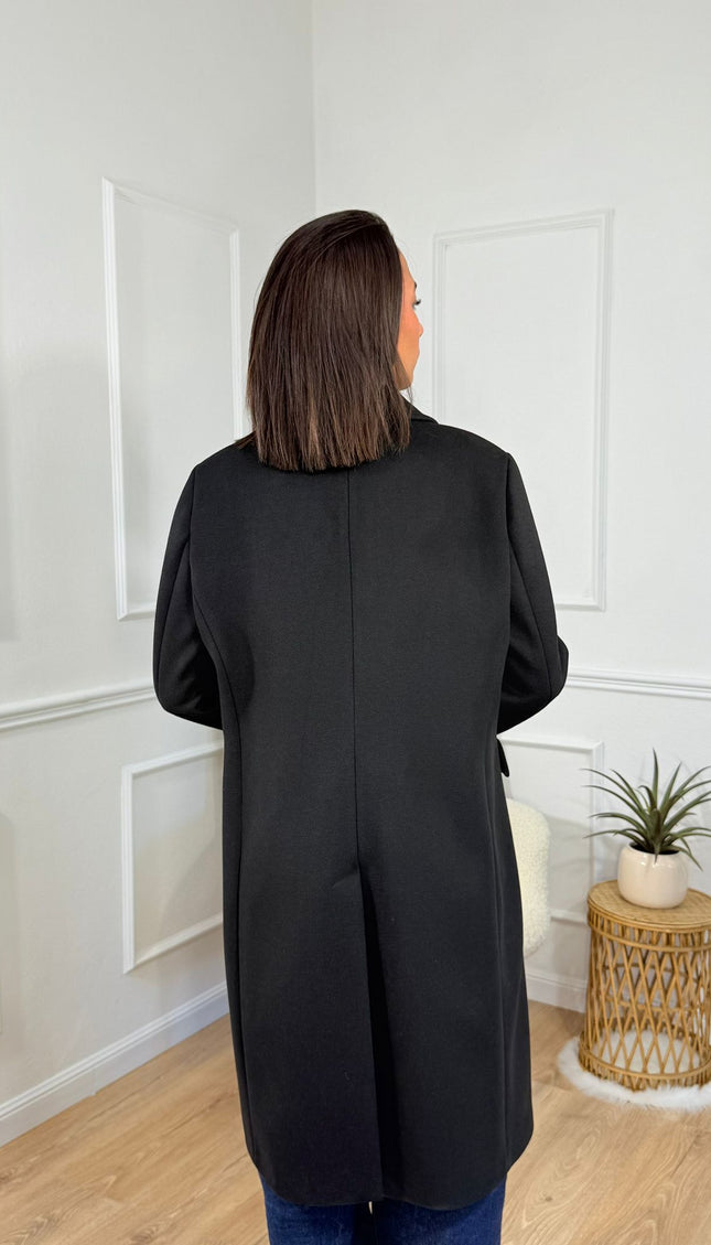 Cappotto lungo Blukey Nero
