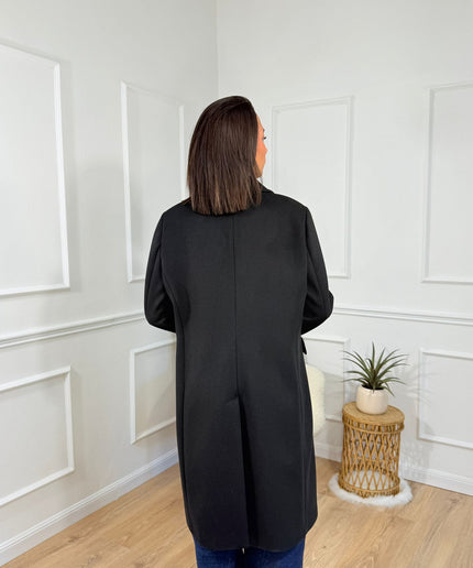 Cappotto lungo Blukey Nero