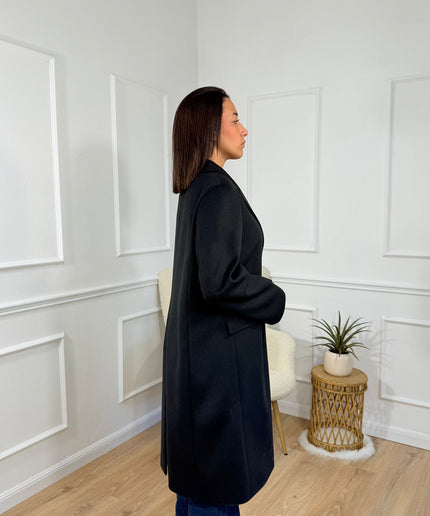 Cappotto lungo Blukey Nero