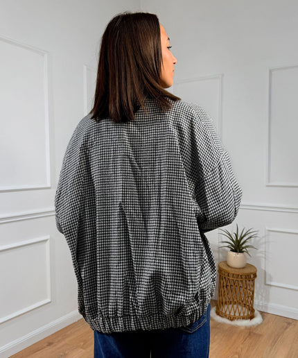 Cardigan Testurizzato con Dettagli Vicolo