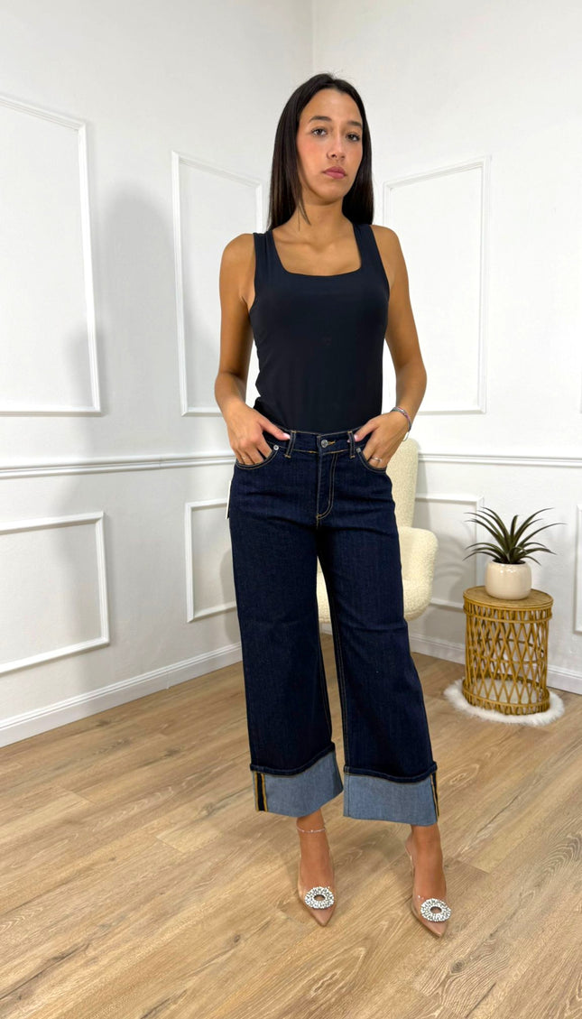 Jeans Soul Knit Denim blu