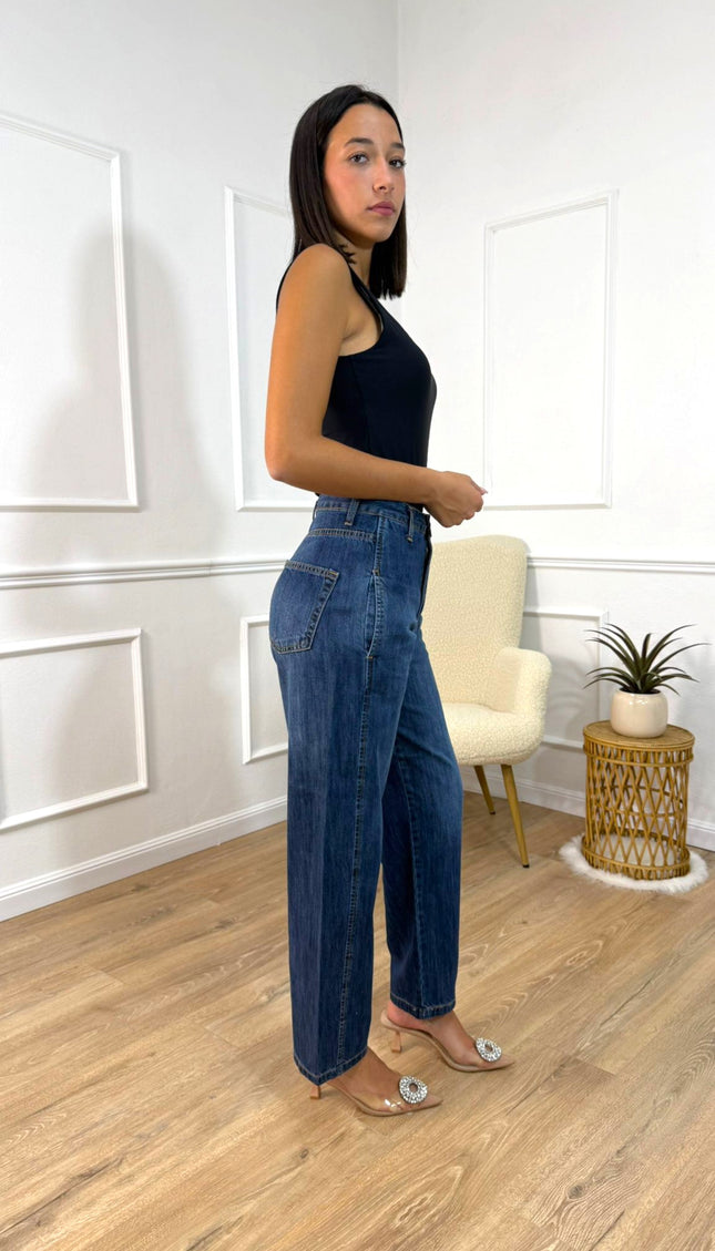 Jeans Soul Knit Denim blu