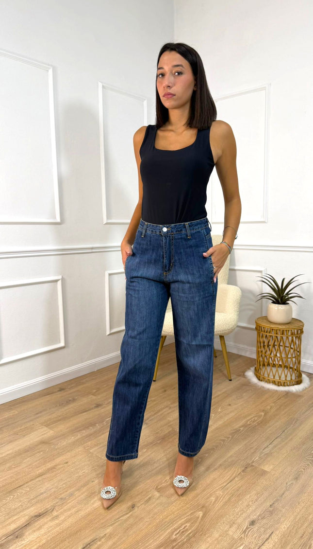 Jeans Soul Knit Denim blu