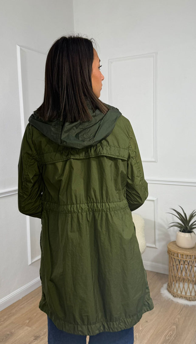 Giacca Antivento Woolrich Verde