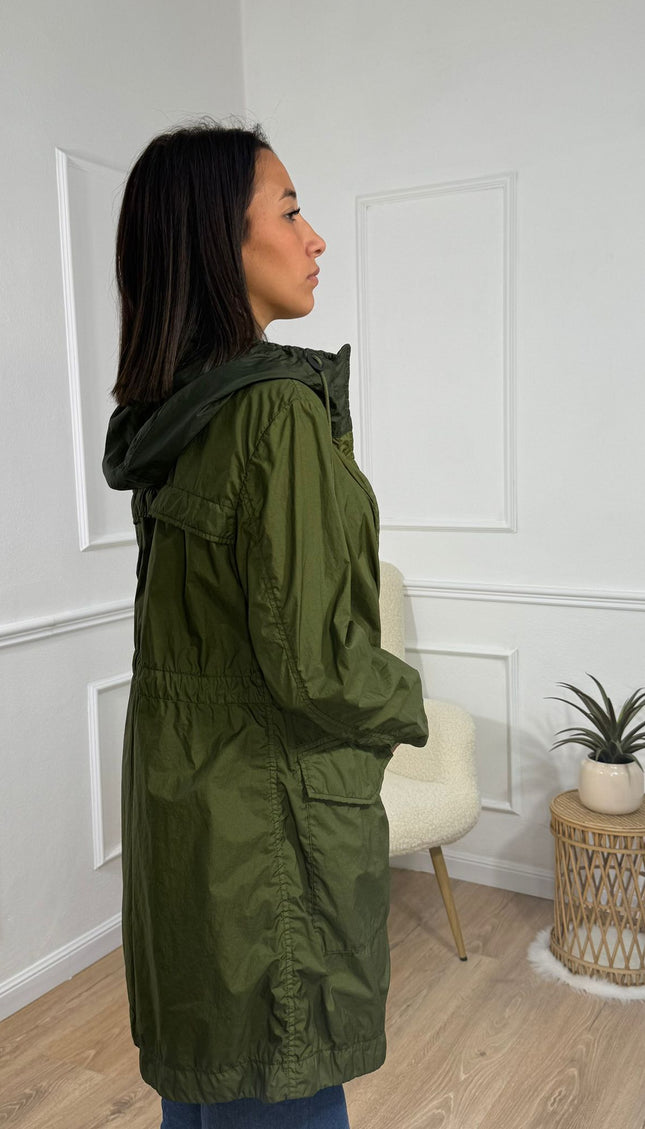 Giacca Antivento Woolrich Verde