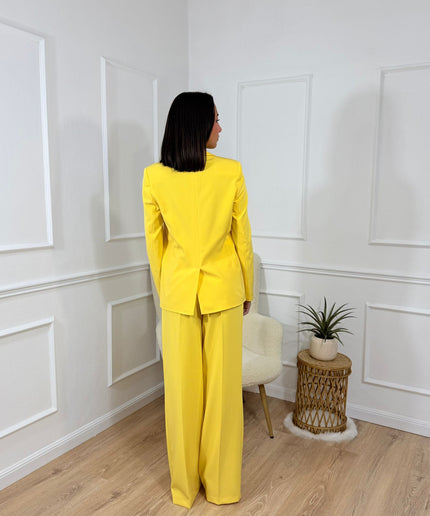 Tailleur Doppiopetto Tona Risci Giallo