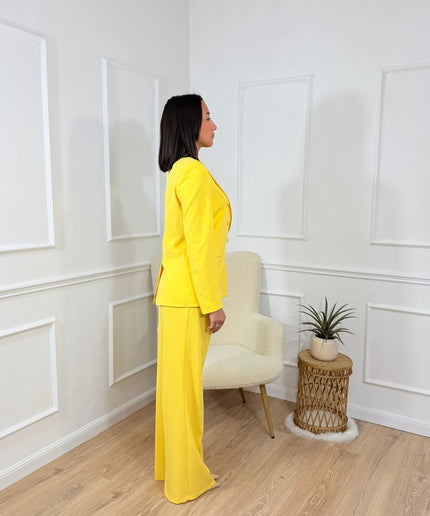 Tailleur Doppiopetto Tona Risci Giallo