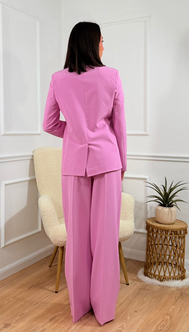 Tailleur doppiopetto Tona Risci Rosa