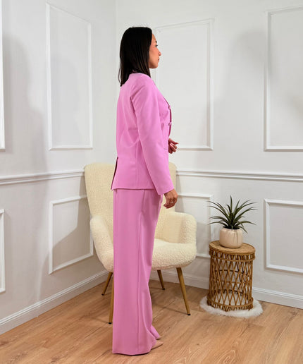 Tailleur doppiopetto Tona Risci Rosa