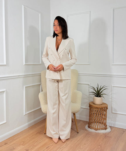 Tailleur Tona Risci Panna