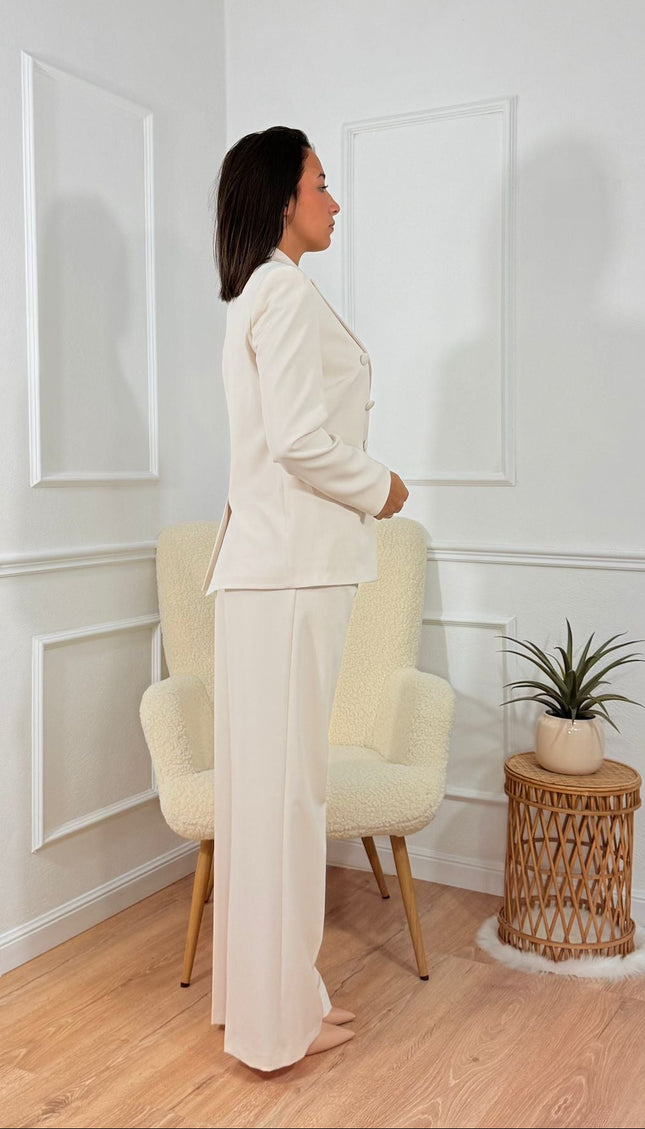 Tailleur Tona Risci Panna