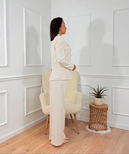 Tailleur Tona Risci Panna