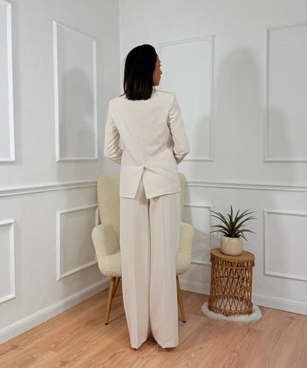 Tailleur Tona Risci Panna