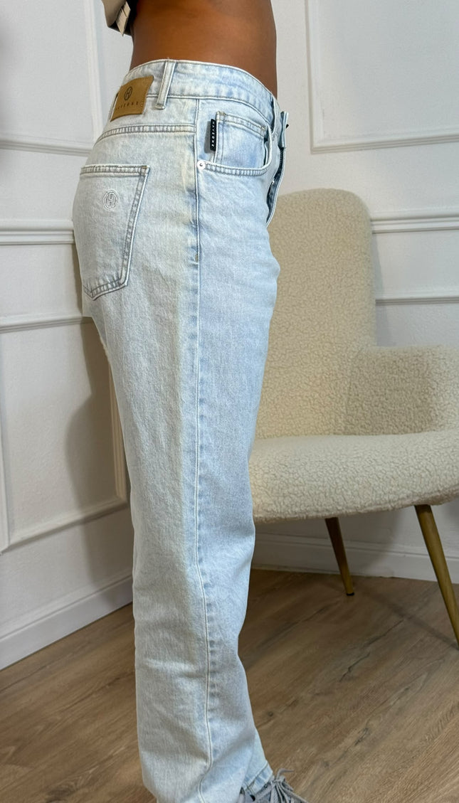 Jeans Straight Leg Haveone – Ice Blue