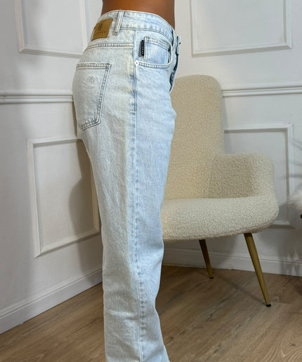 Jeans Straight Leg Haveone – Ice Blue