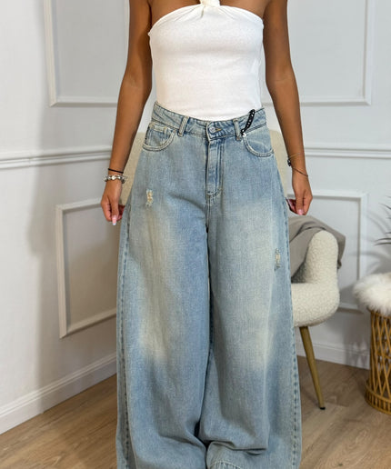 Jeans Baggy Oversize Haveone – Light Blue