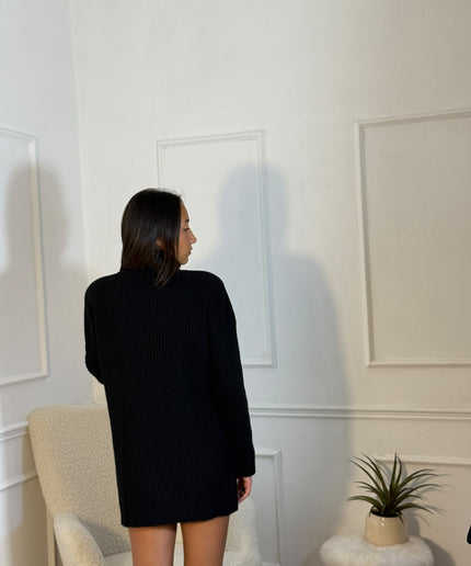 Abito Maglione Dolcevita – Nero