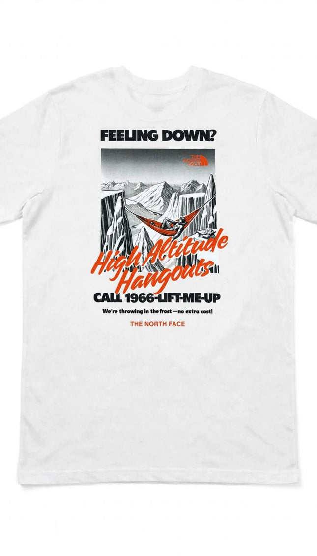 T-Shirt The North Face Mountain – Bianca