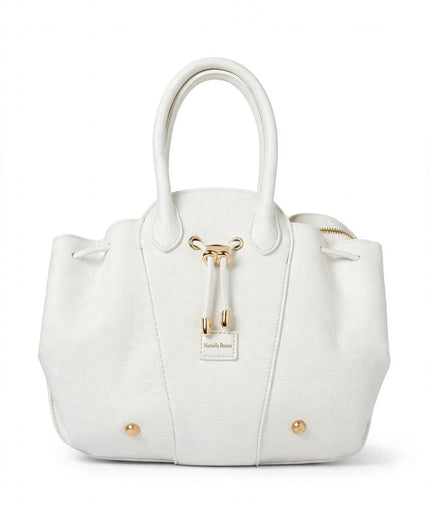 Borsa Mariella Burani bianca a mano con coulisse