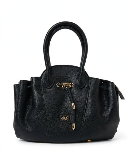 Borsa Mariella Burani nera a mano con coulisse