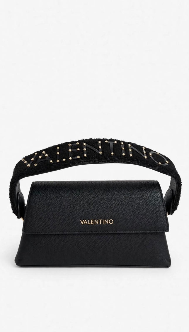 Borsa Mario Valentino nera con manico decorato