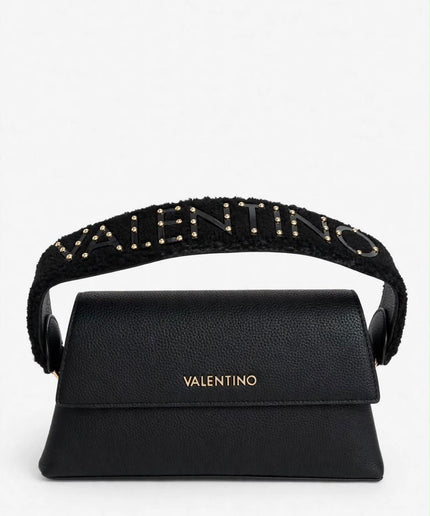 Borsa Mario Valentino nera con manico decorato