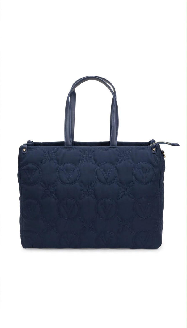 Borsa Mario Valentino blu navy a mano trapuntata