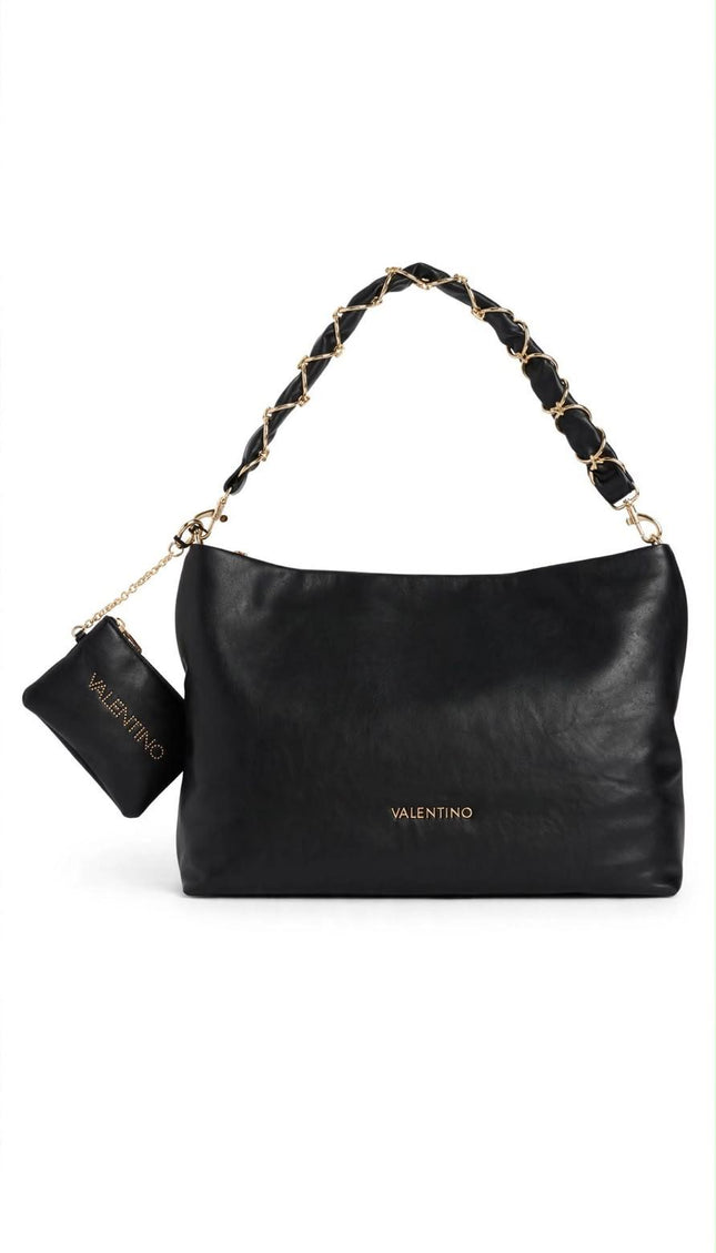 Borsa Mario Valentino nera a spalla con catena