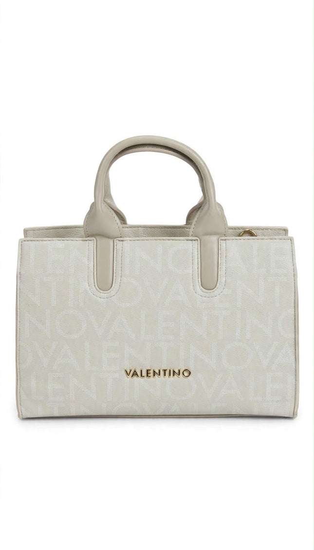 Borsa Mario Valentino bianca shopper monogram
