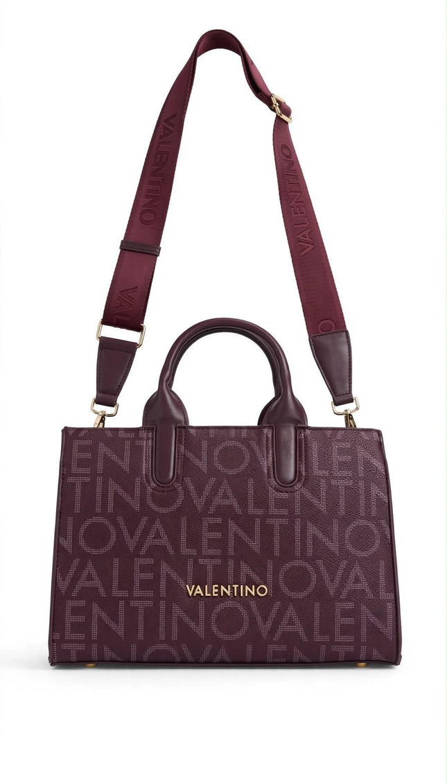 Borsa Mario Valentino bordeaux shopper monogram