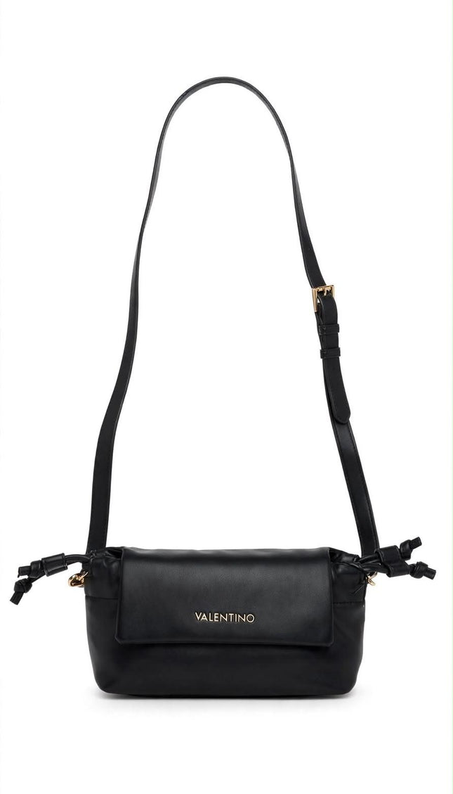 Borsa Mario Valentino nera a tracolla con patta morbida