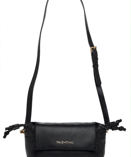 Borsa Mario Valentino nera a tracolla con patta morbida