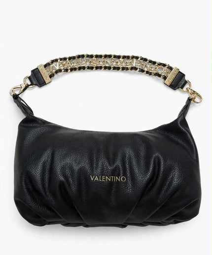 Borsa Mario Valentino nera a spalla arricciata