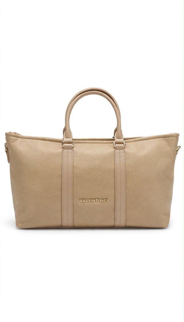 Borsa Mario Valentino beige shopper con doppio manico