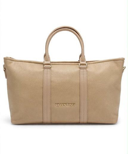 Borsa Mario Valentino beige shopper con doppio manico