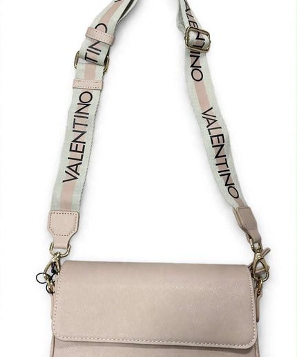Borsa Mario Valentino beige a tracolla con logo