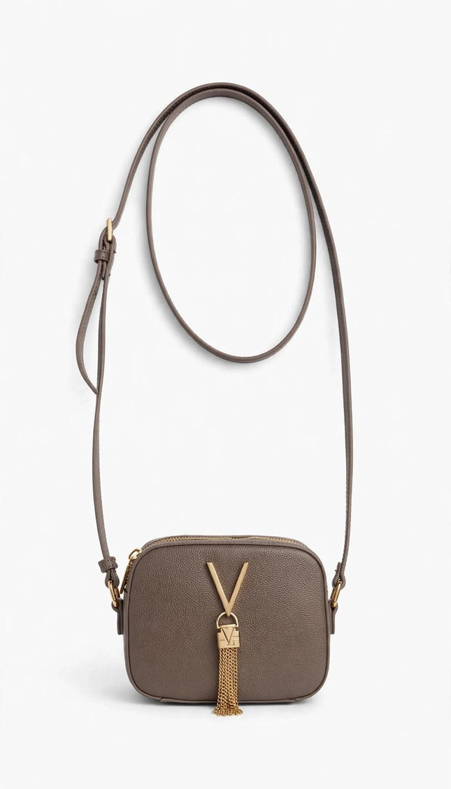 Borsa Mario Valentino tortora mini a tracolla