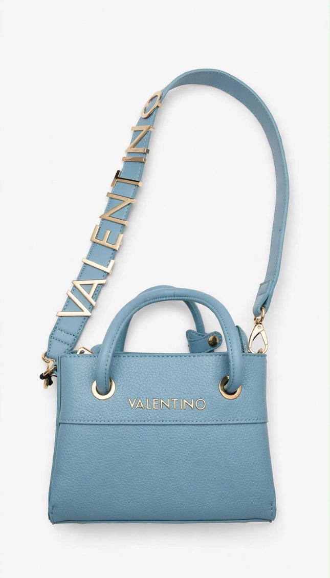 Borsa Mario Valentino azzurra a mano e tracolla