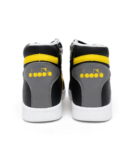 Sneaker Alta Diadora Nera e Gialla