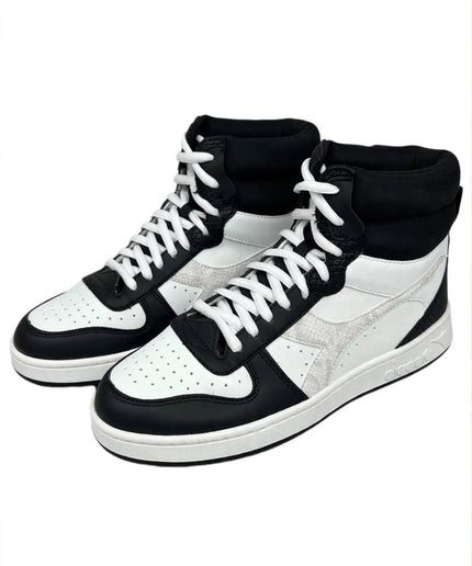 Sneaker Alta Diadora Bianca e Nera