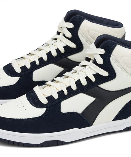 Sneaker Alta Diadora Blu Navy e Bianca