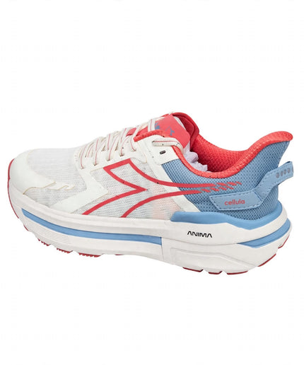 Sneakers Diadora Bianche Rosse e Azzurre