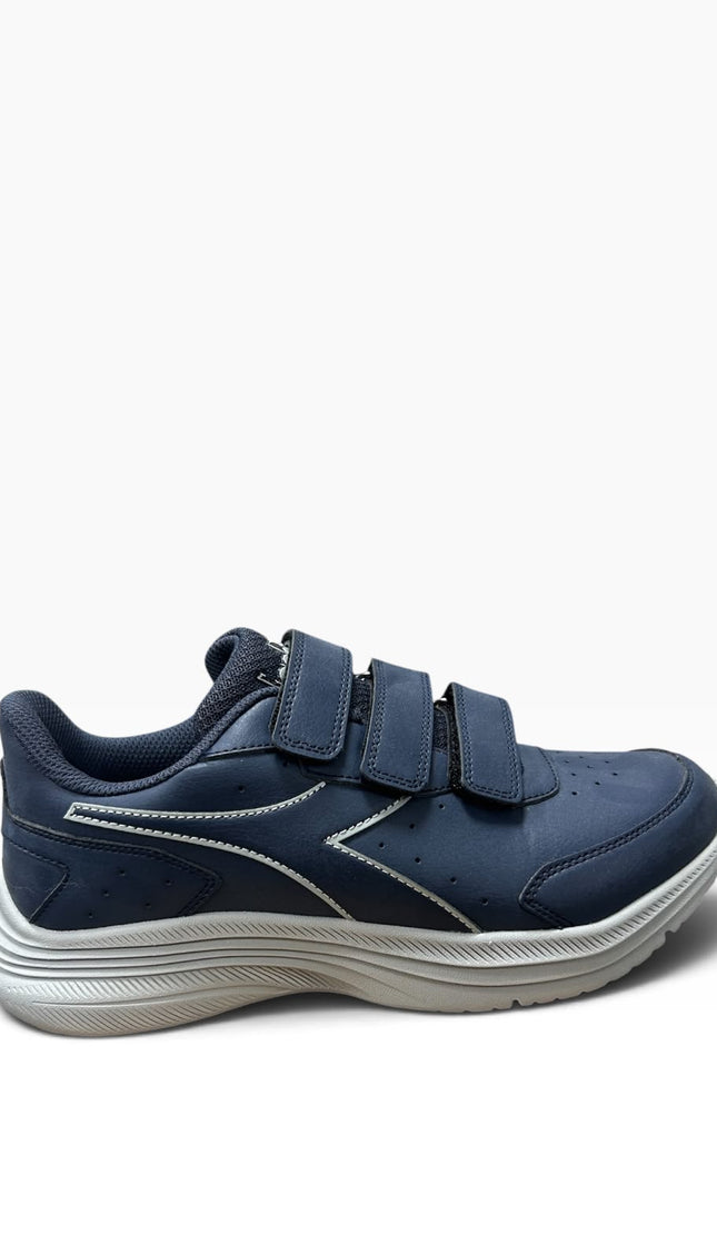 Sneakers Diadora blu con chiusura a strappo