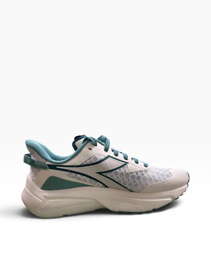 Diadora Sneakers Running Bianco Panna e Verde Salvia