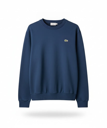 Felpa Lacoste Girocollo Blu Navy