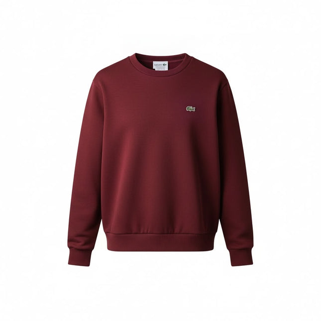 Felpa Lacoste Girocollo Bordeaux